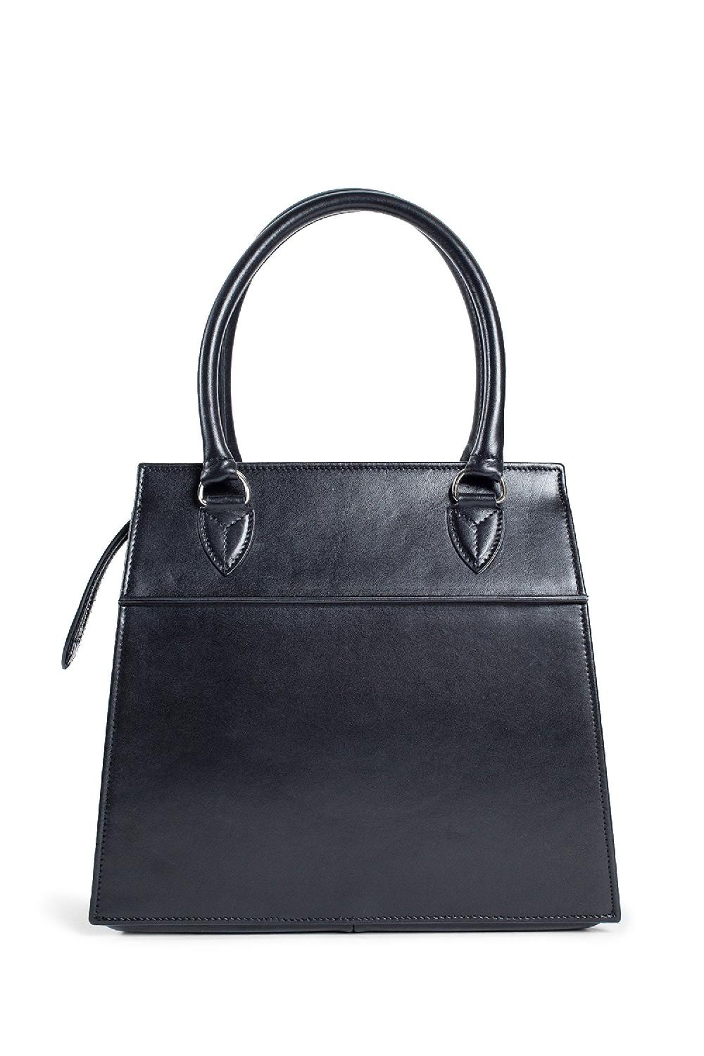 Antonioli ANN DEMEULEMEESTER UNISEX BLACK TOP HANDLE BAGS