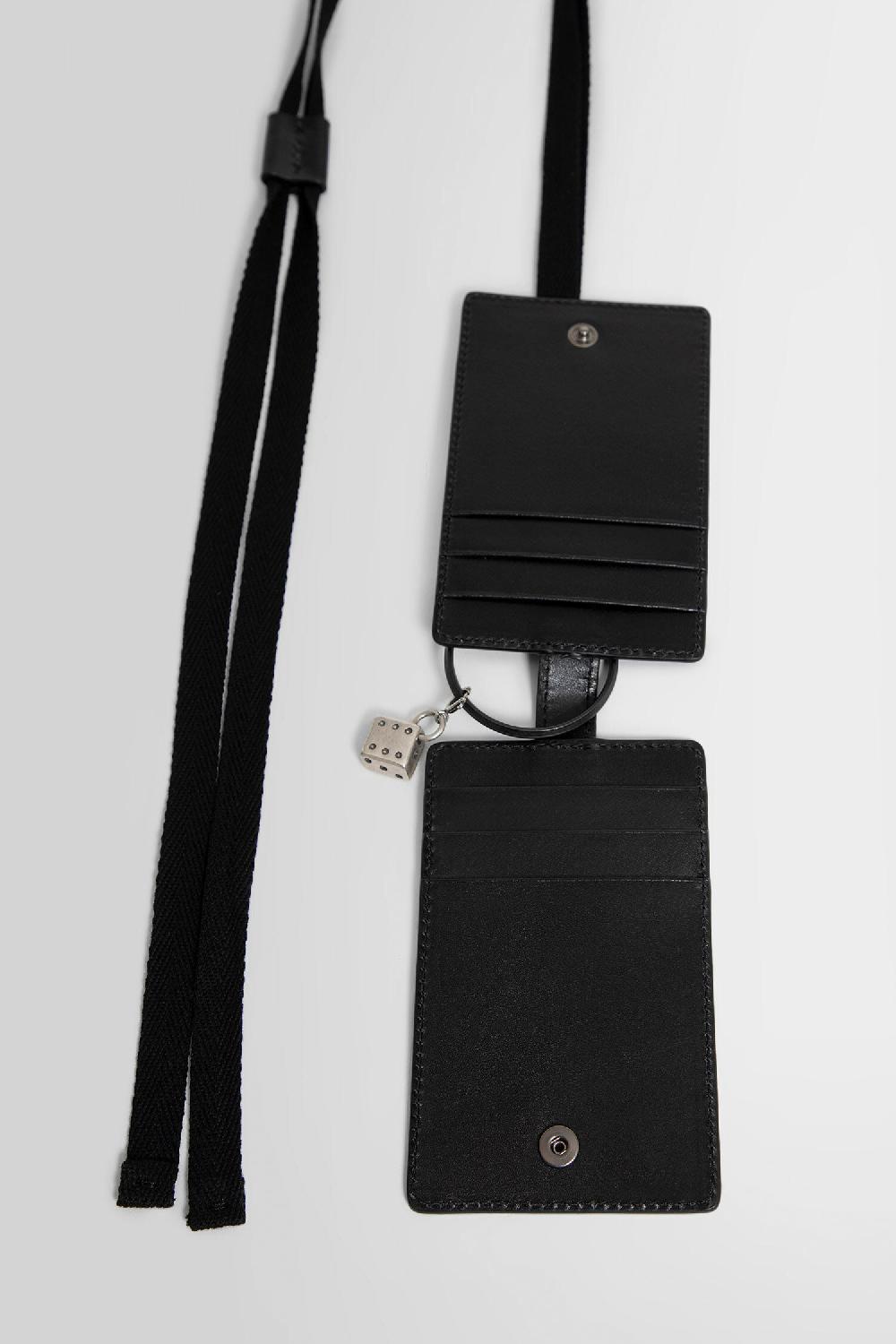 Antonioli ANN DEMEULEMEESTER UNISEX BLACK WALLETS & CARDHOLDERS