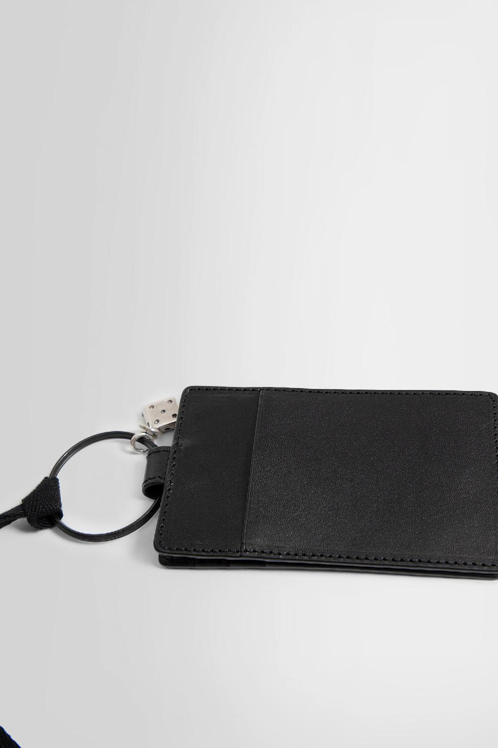 Antonioli ANN DEMEULEMEESTER UNISEX BLACK WALLETS & CARDHOLDERS