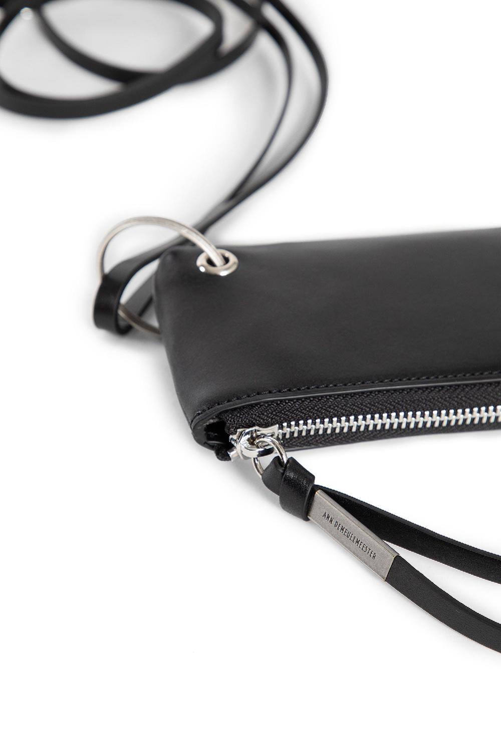 Antonioli ANN DEMEULEMEESTER UNISEX BLACK WALLETS & CARDHOLDERS