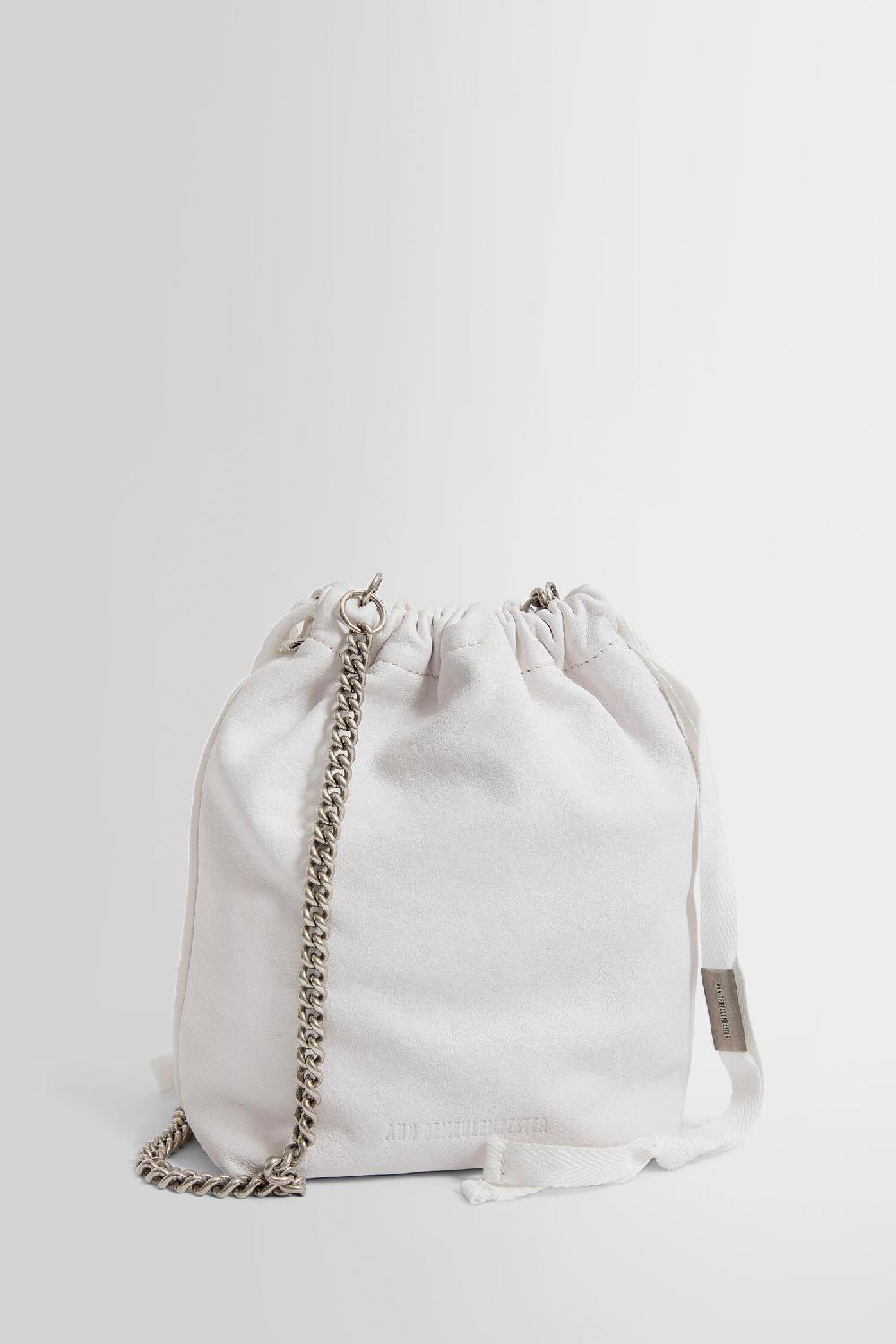 Antonioli ANN DEMEULEMEESTER UNISEX WHITE CROSSBODY BAGS