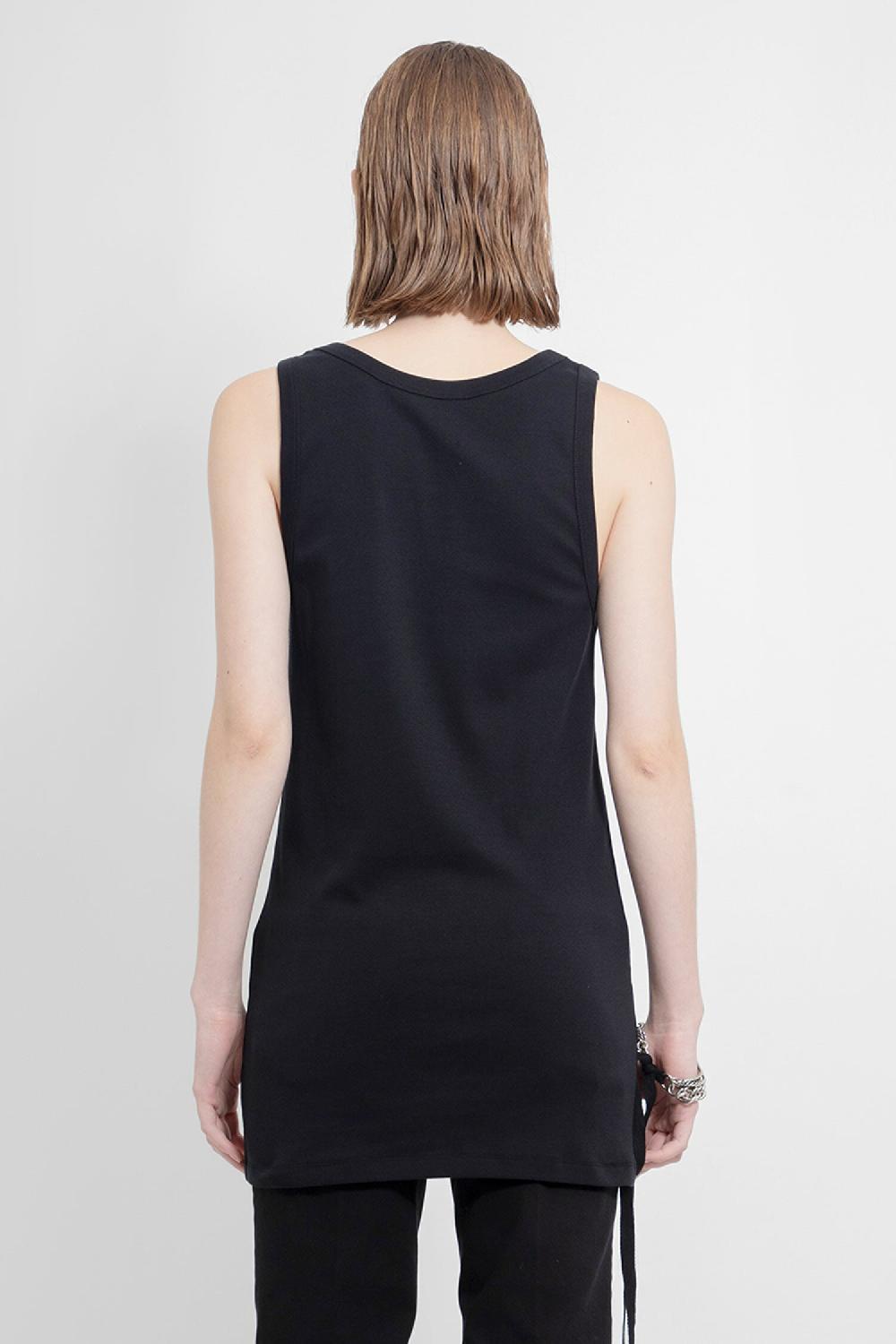Antonioli ANN DEMEULEMEESTER WOMAN BLACK T-SHIRTS & TANK TOPS
