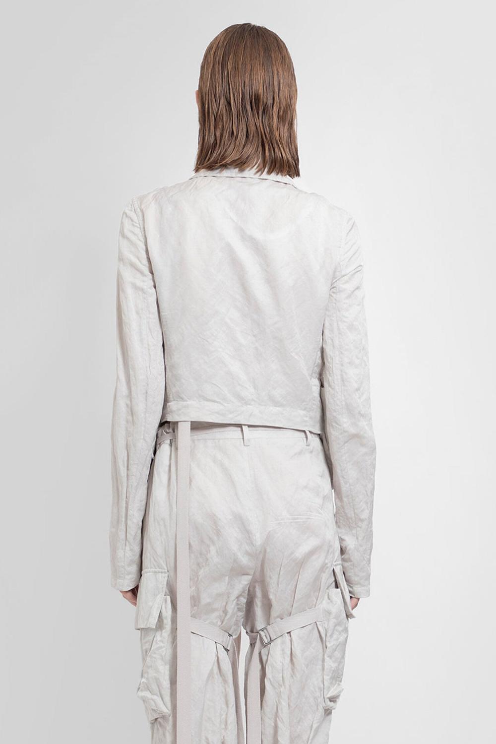 Antonioli ANN DEMEULEMEESTER WOMAN OFF-WHITE JACKETS