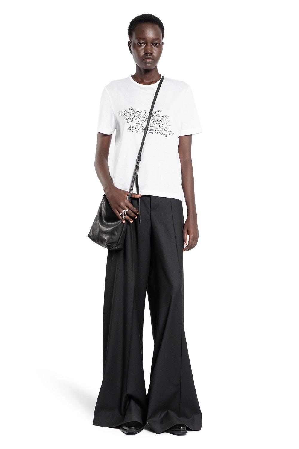Antonioli ANN DEMEULEMEESTER WOMAN WHITE T-SHIRTS & TANK TOPS
