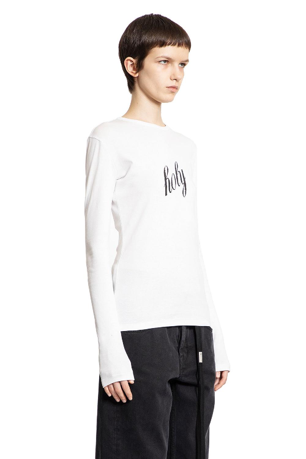 Antonioli ANN DEMEULEMEESTER WOMAN WHITE T-SHIRTS & TANK TOPS