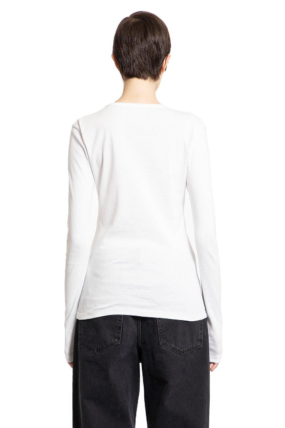 Antonioli ANN DEMEULEMEESTER WOMAN WHITE T-SHIRTS & TANK TOPS