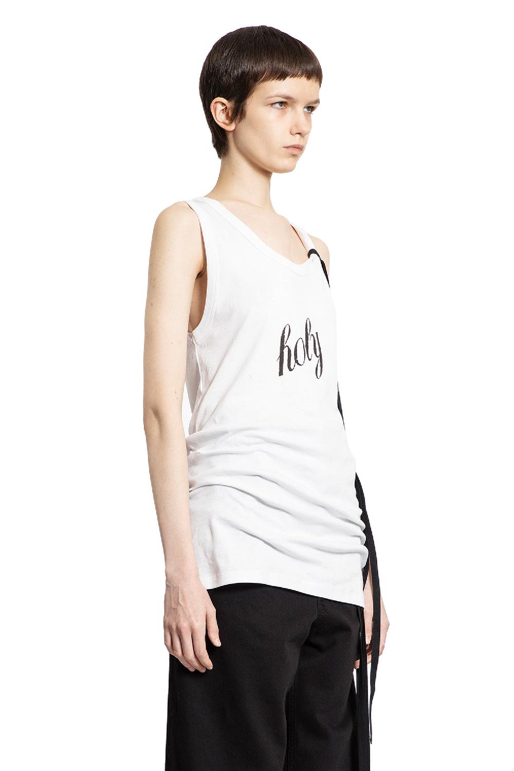 Antonioli ANN DEMEULEMEESTER WOMAN WHITE T-SHIRTS & TANK TOPS