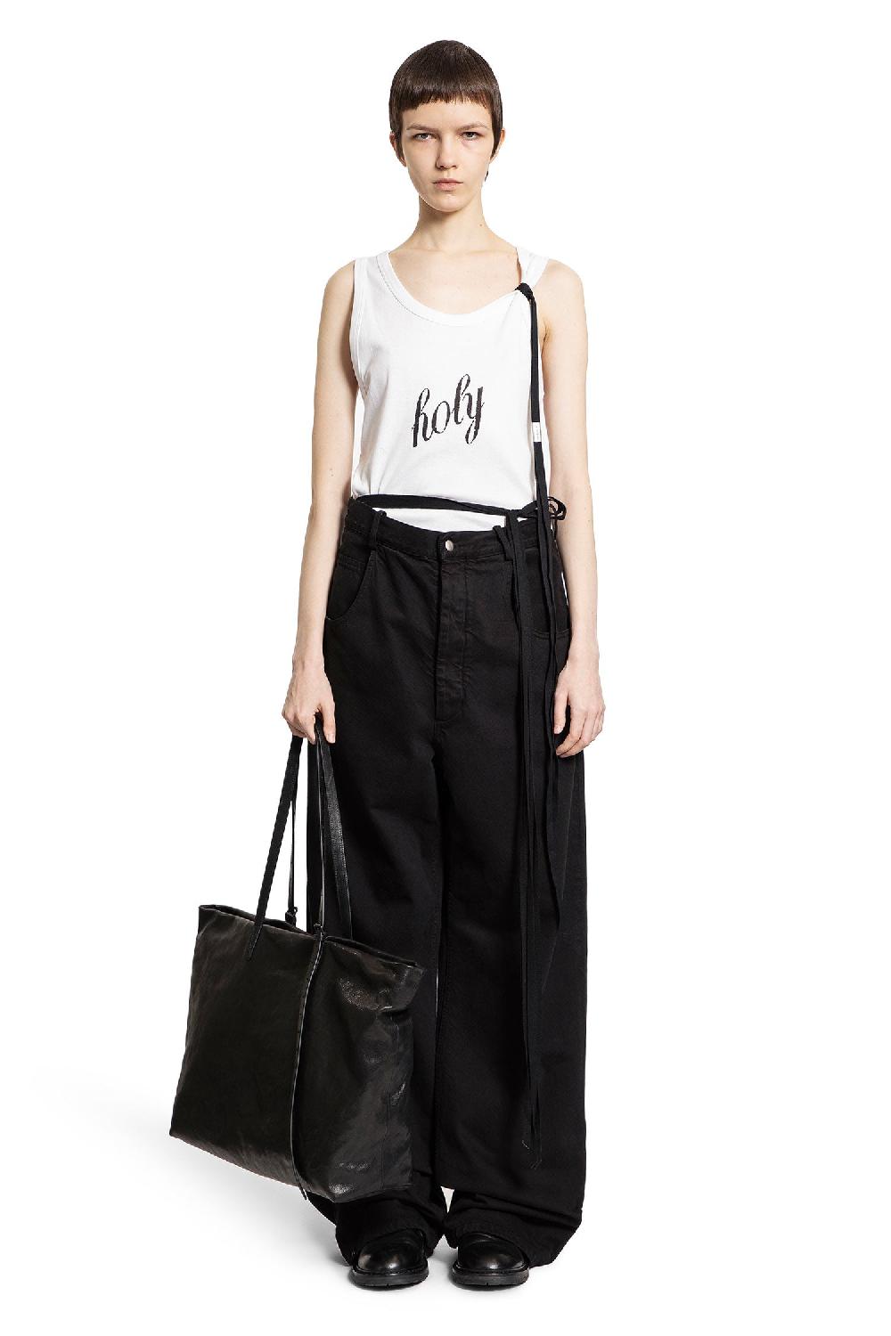 Antonioli ANN DEMEULEMEESTER WOMAN WHITE T-SHIRTS & TANK TOPS