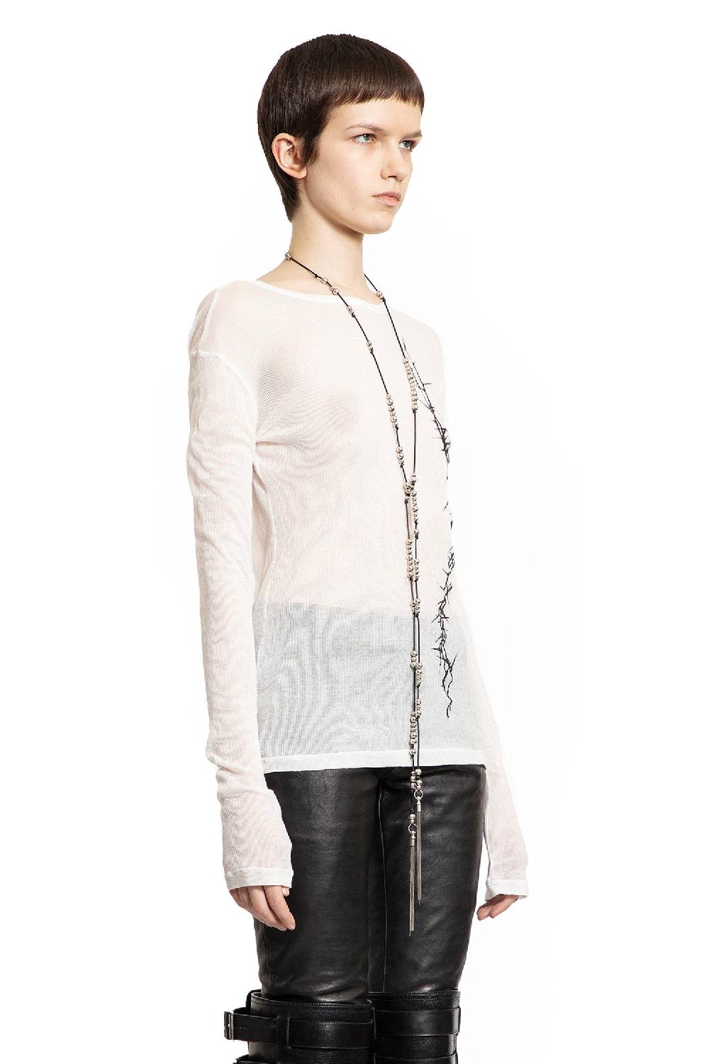 Antonioli ANN DEMEULEMEESTER WOMAN WHITE T-SHIRTS & TANK TOPS