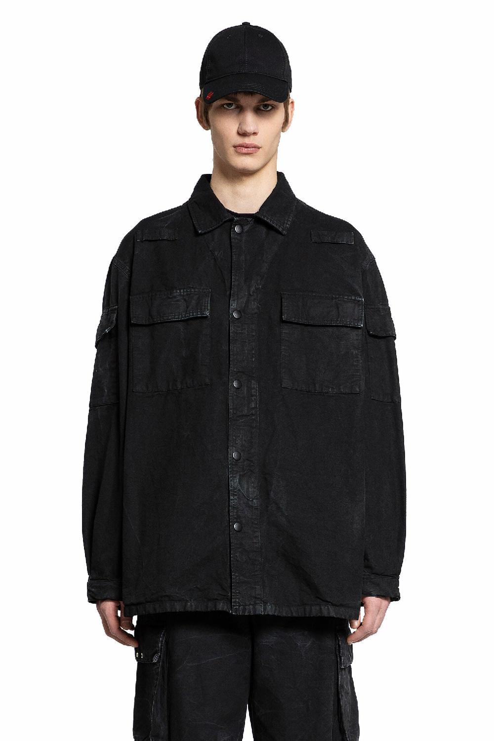 Antonioli 44 LABEL GROUP MAN BLACK JACKETS