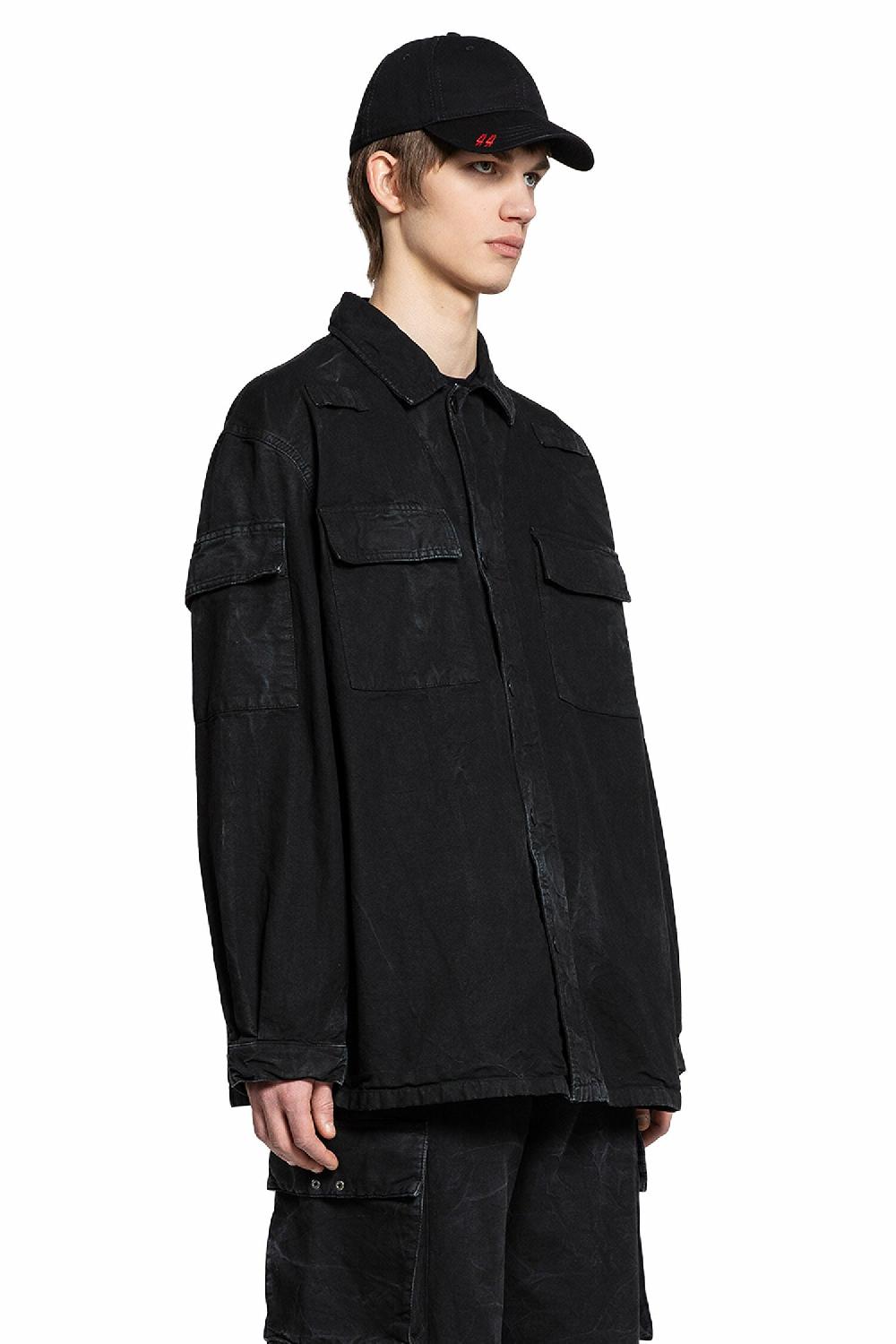 Antonioli 44 LABEL GROUP MAN BLACK JACKETS