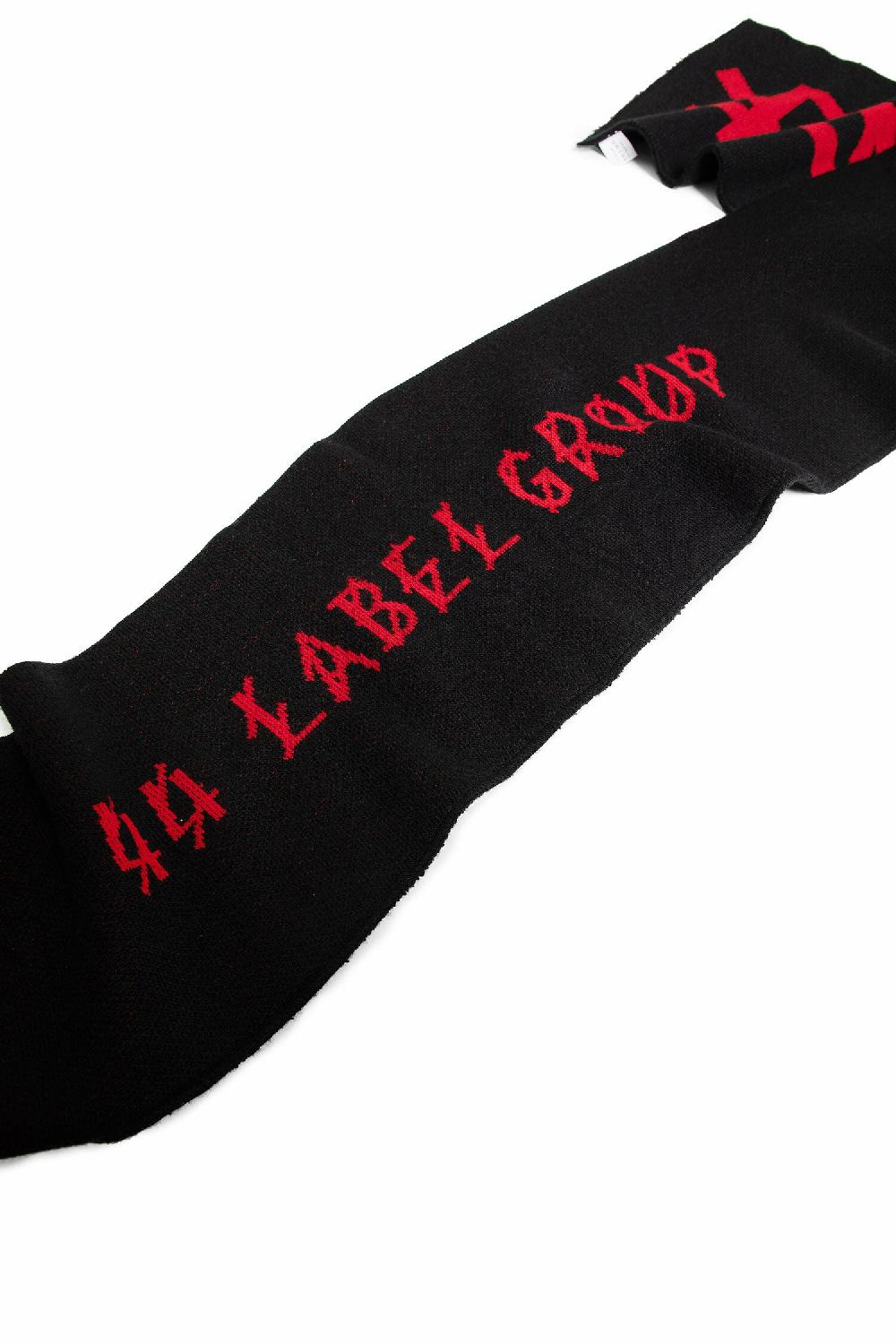 Antonioli 44 LABEL GROUP MAN BLACK SCARVES