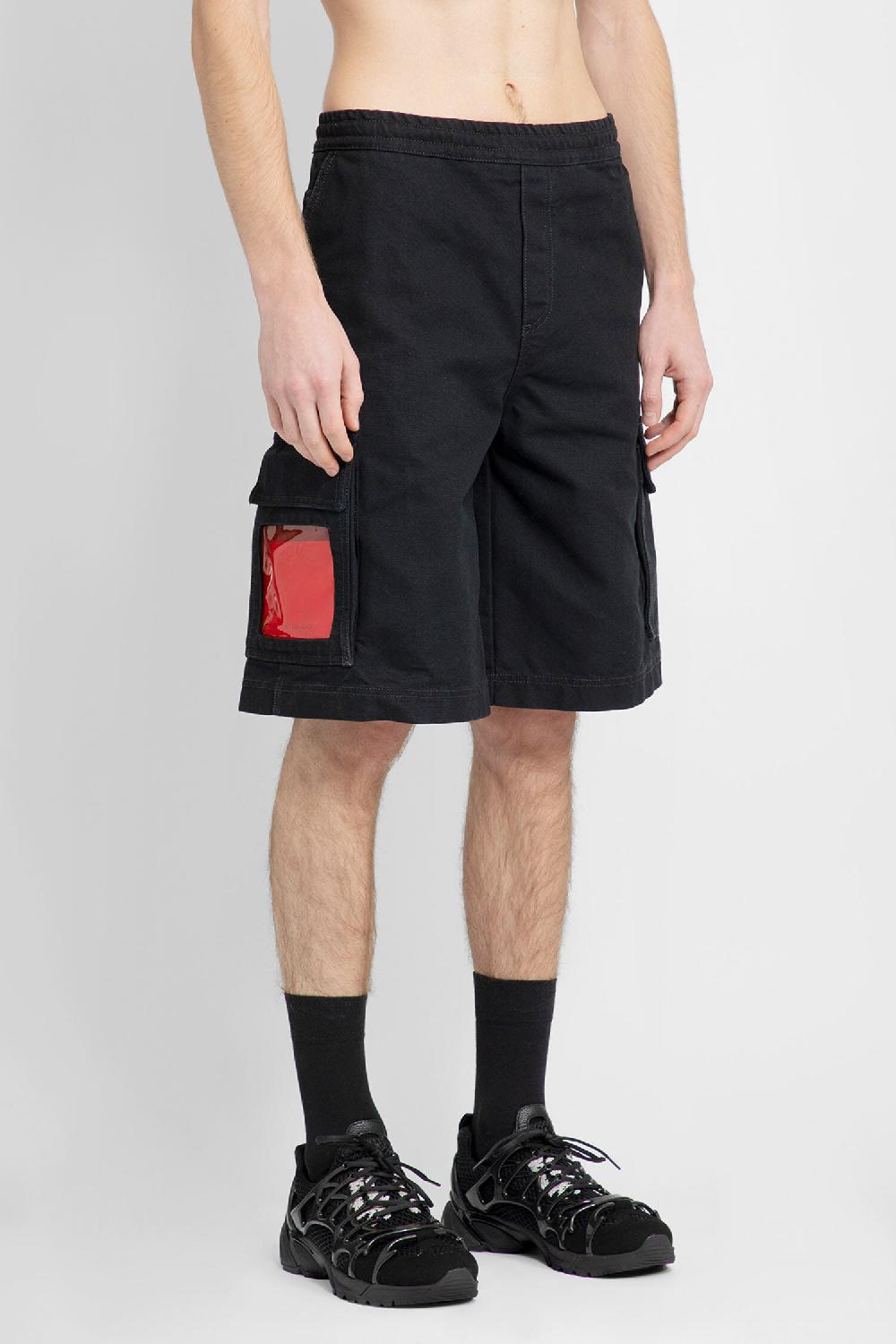 Antonioli 44 LABEL GROUP MAN BLACK SHORTS & SKIRTS
