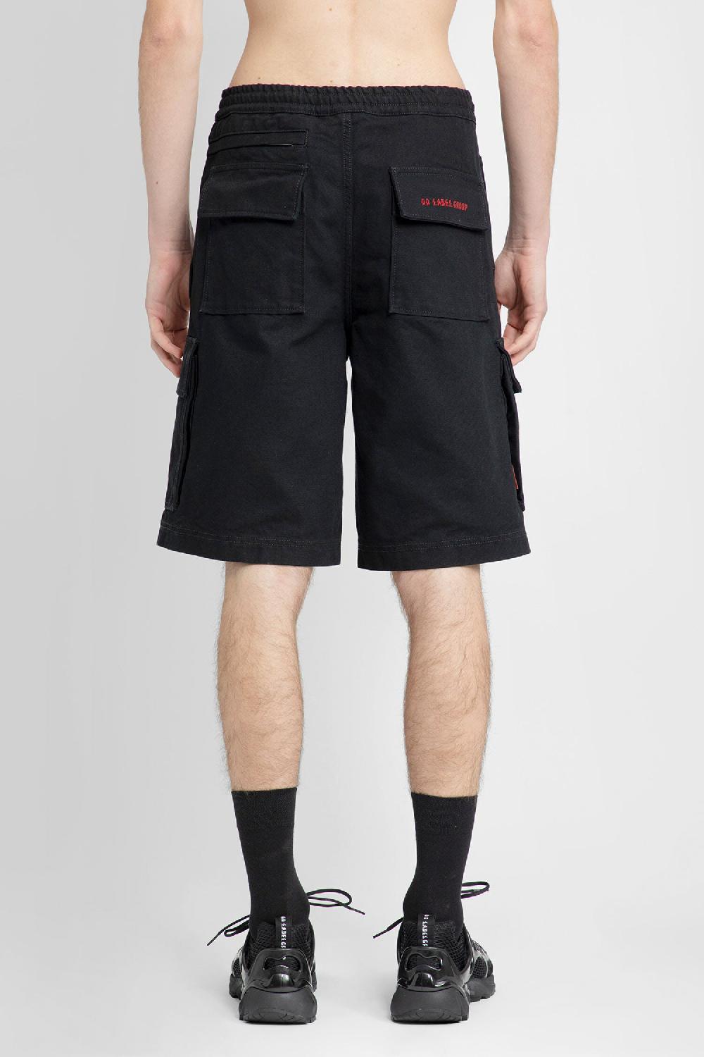 Antonioli 44 LABEL GROUP MAN BLACK SHORTS & SKIRTS