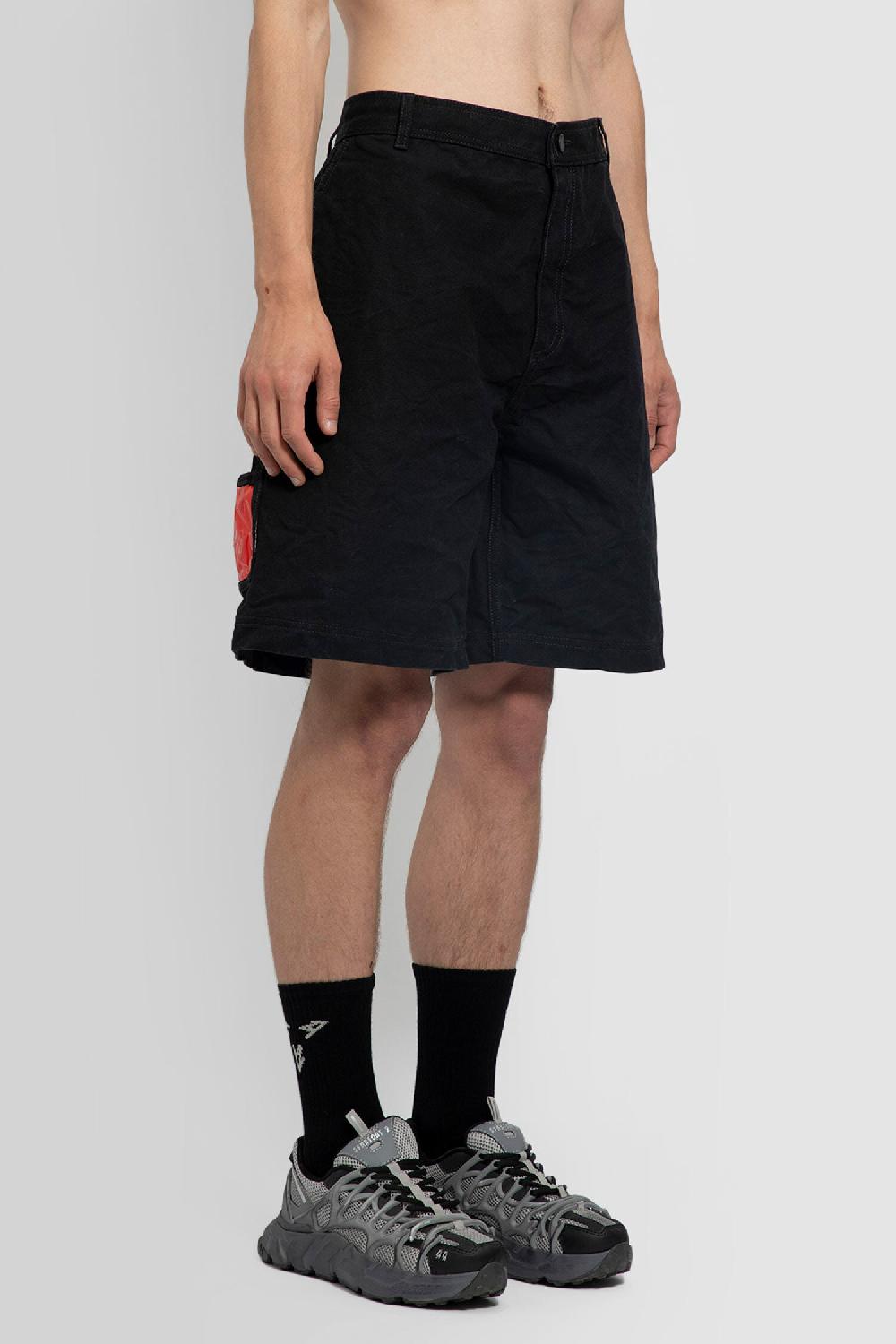 Antonioli 44 LABEL GROUP MAN BLACK SHORTS & SKIRTS
