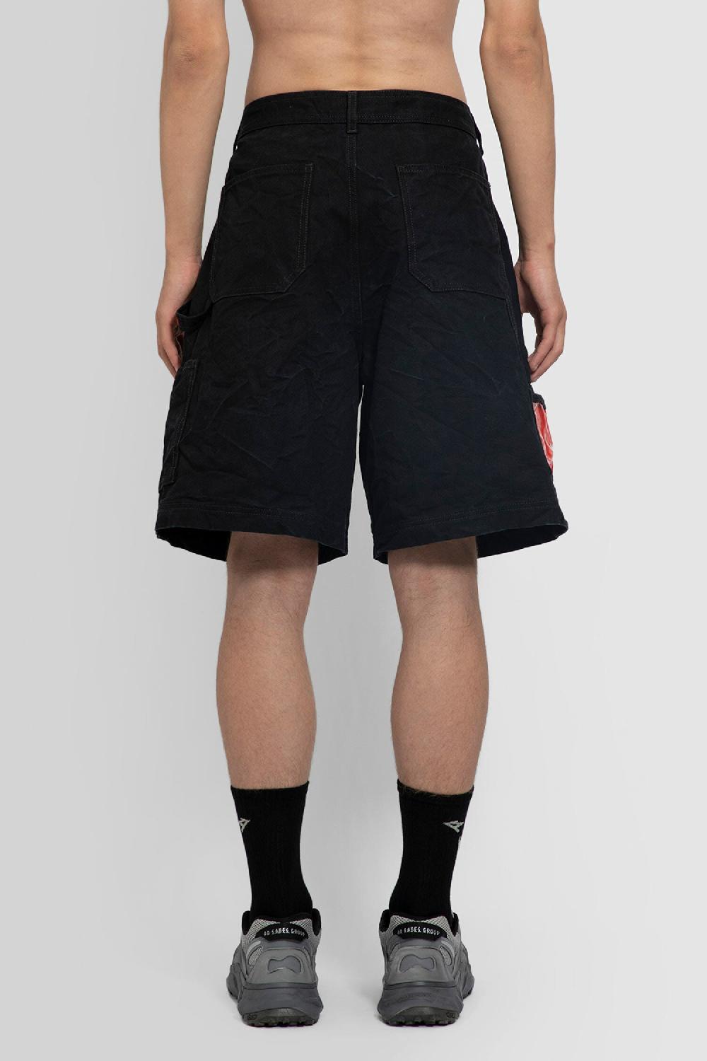 Antonioli 44 LABEL GROUP MAN BLACK SHORTS & SKIRTS