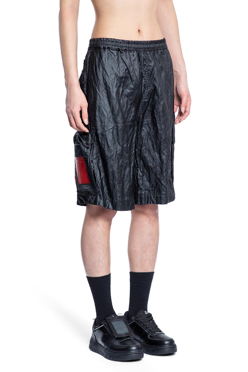Antonioli 44 LABEL GROUP MAN BLACK SHORTS & SKIRTS