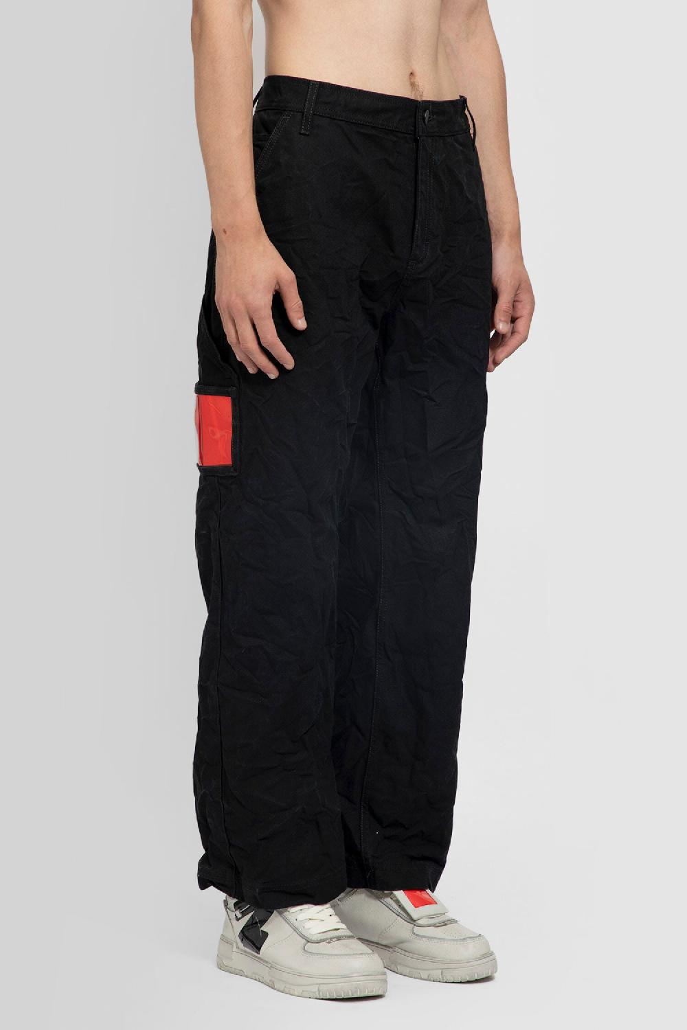 Antonioli 44 LABEL GROUP MAN BLACK TROUSERS
