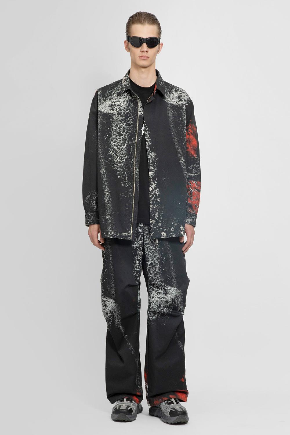 Antonioli 44 LABEL GROUP MAN BLACK TROUSERS