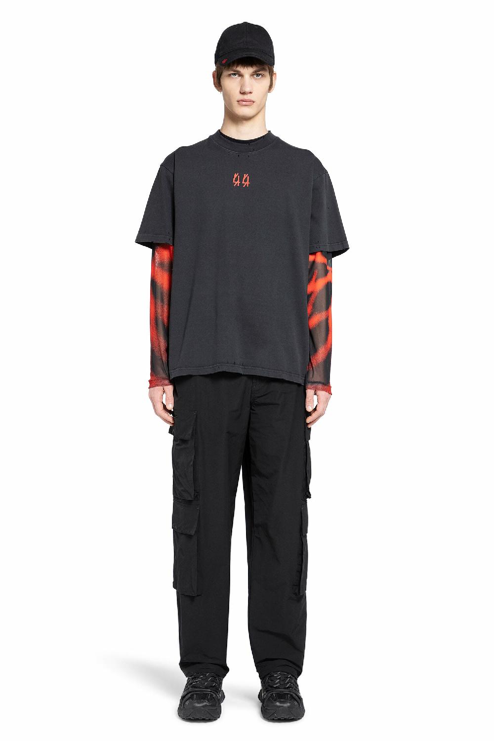 Antonioli 44 LABEL GROUP MAN BLACK TROUSERS