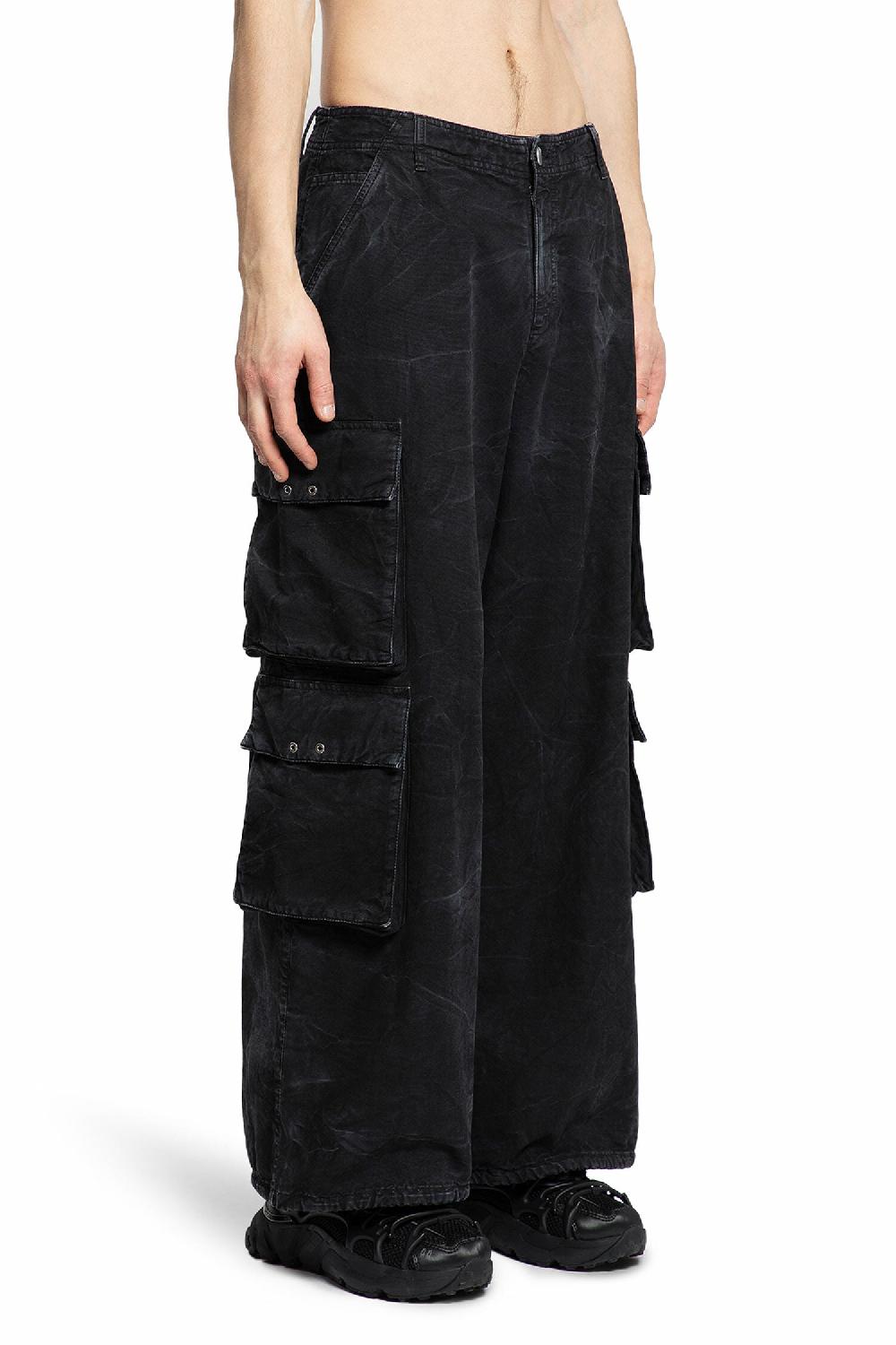Antonioli 44 LABEL GROUP MAN BLACK TROUSERS
