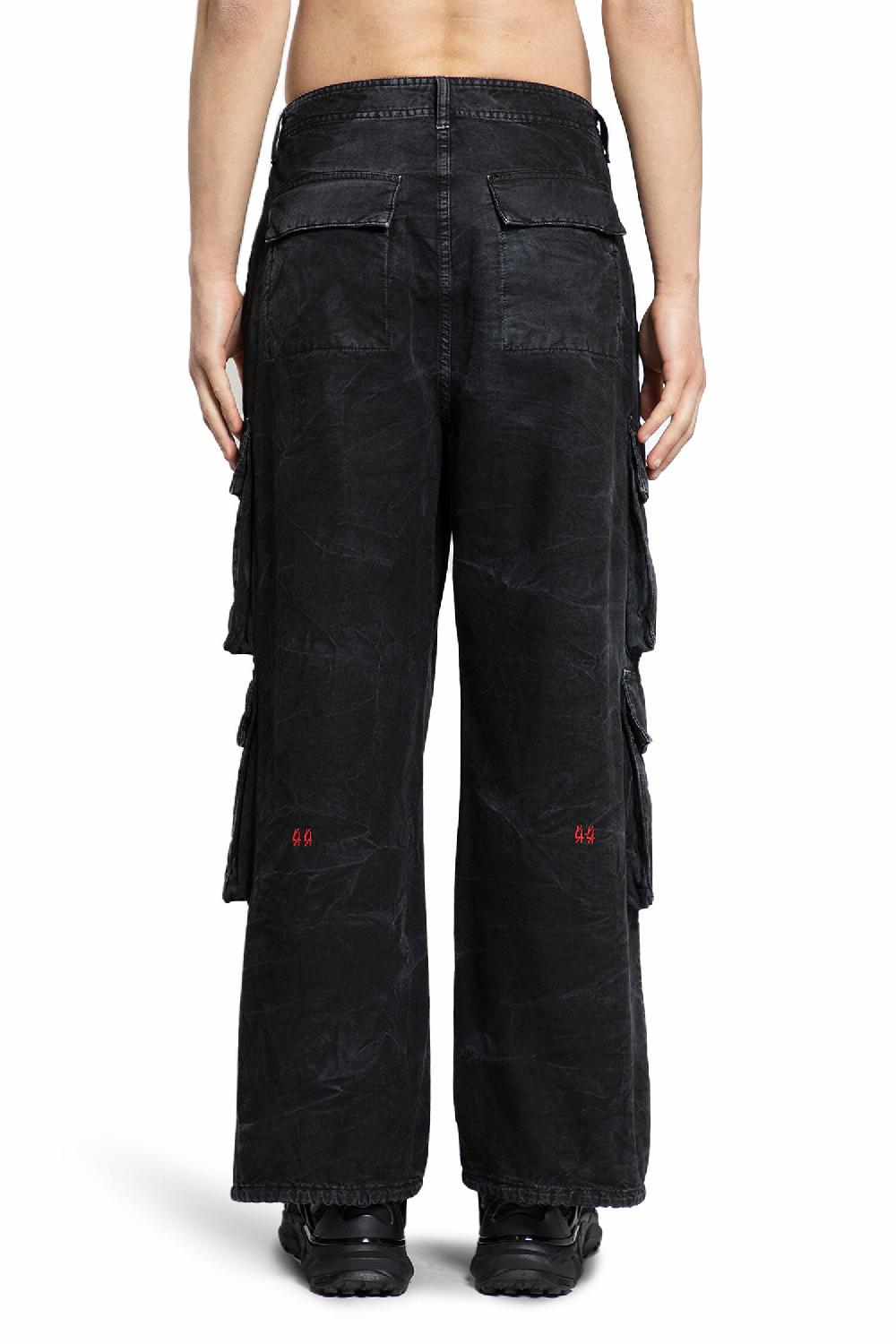 Antonioli 44 LABEL GROUP MAN BLACK TROUSERS
