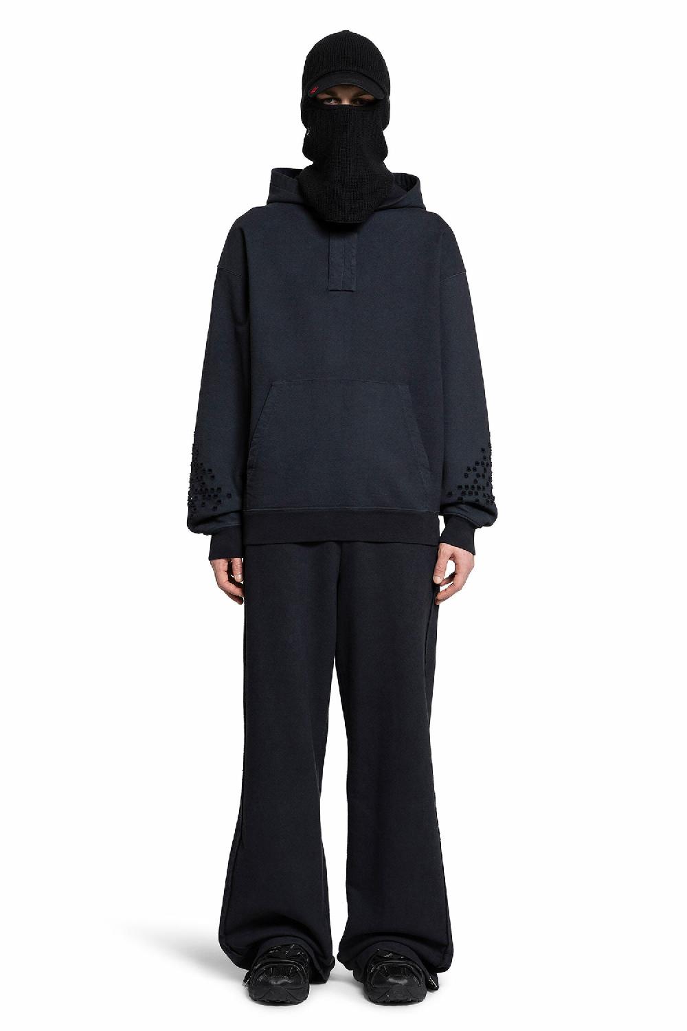 Antonioli 44 LABEL GROUP MAN BLACK TROUSERS