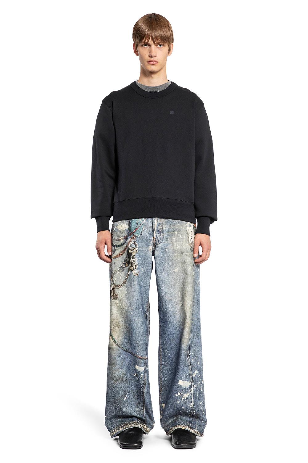 Antonioli ACNE STUDIOS MAN BLACK SWEATSHIRTS