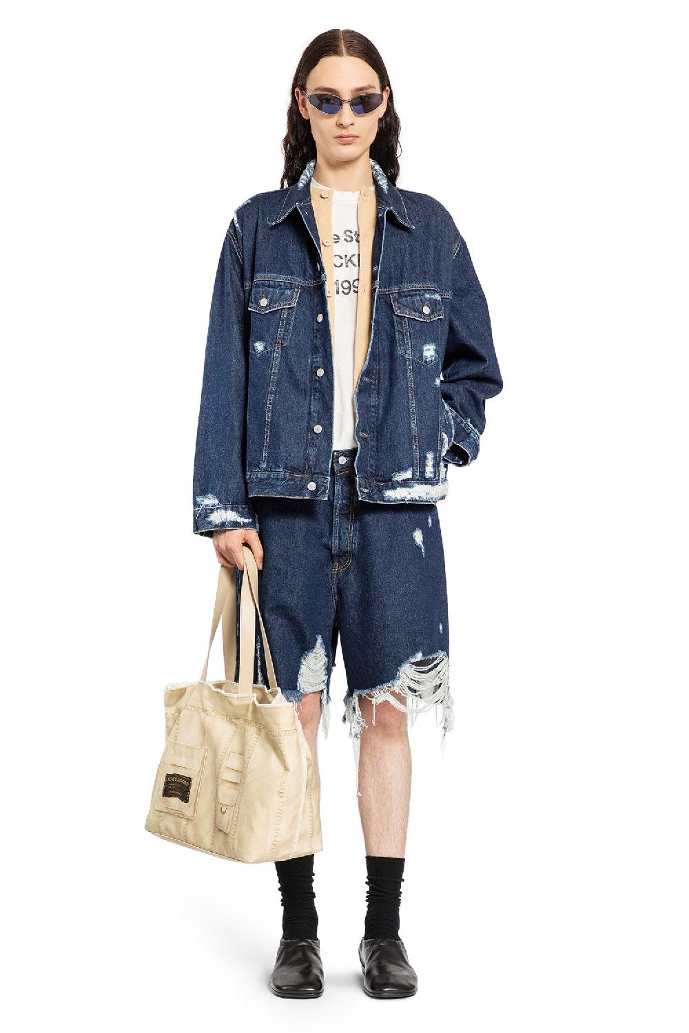 Antonioli ACNE STUDIOS MAN BLUE SHORTS & SKIRTS