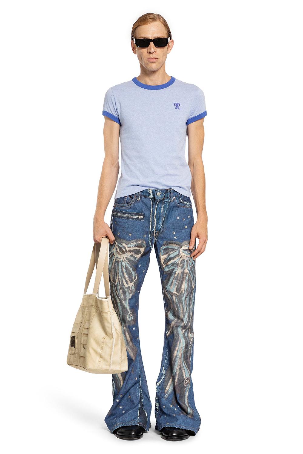 Antonioli ACNE STUDIOS MAN BLUE T-SHIRTS & TANK TOPS