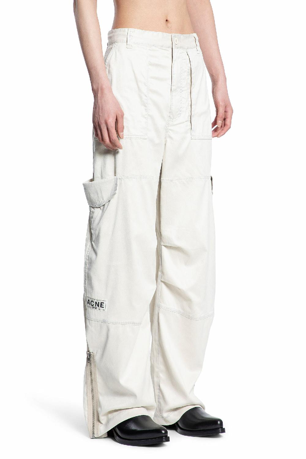 Antonioli ACNE STUDIOS MAN OFF-WHITE TROUSERS