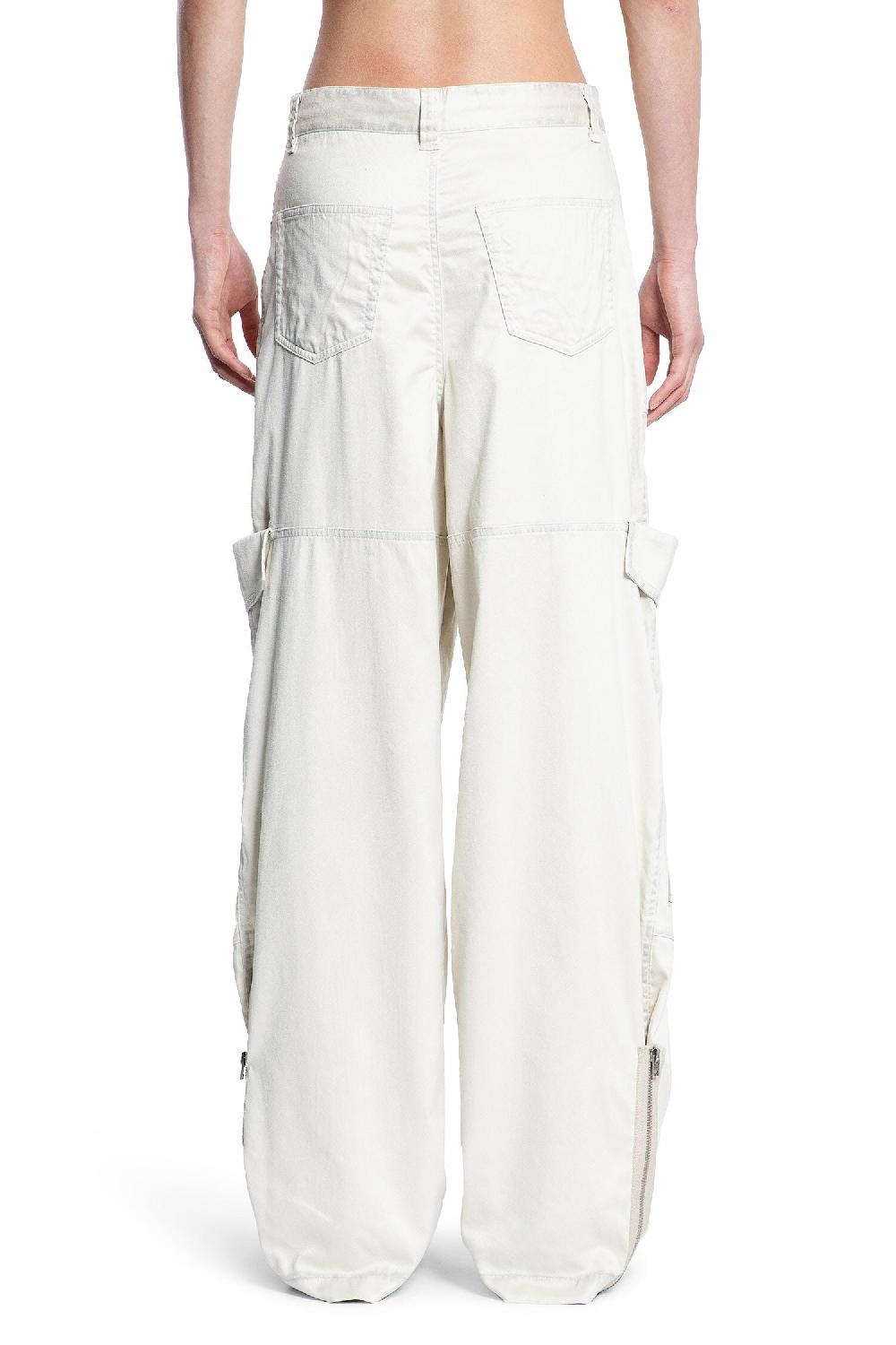 Antonioli ACNE STUDIOS MAN OFF-WHITE TROUSERS
