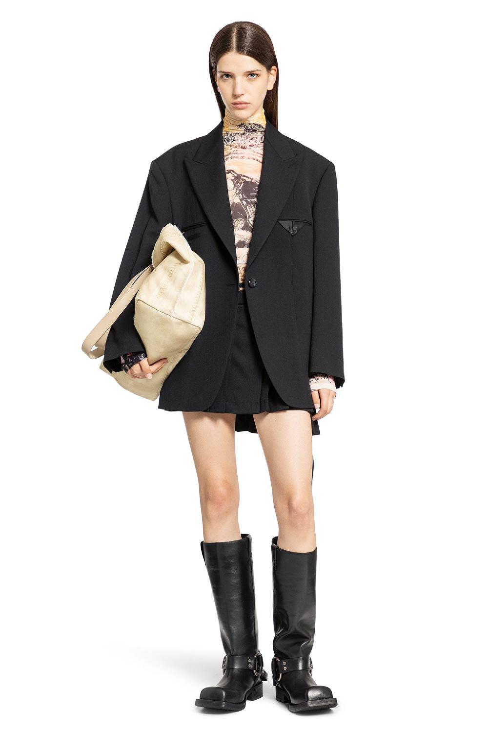 Antonioli ACNE STUDIOS WOMAN BLACK BLAZERS
