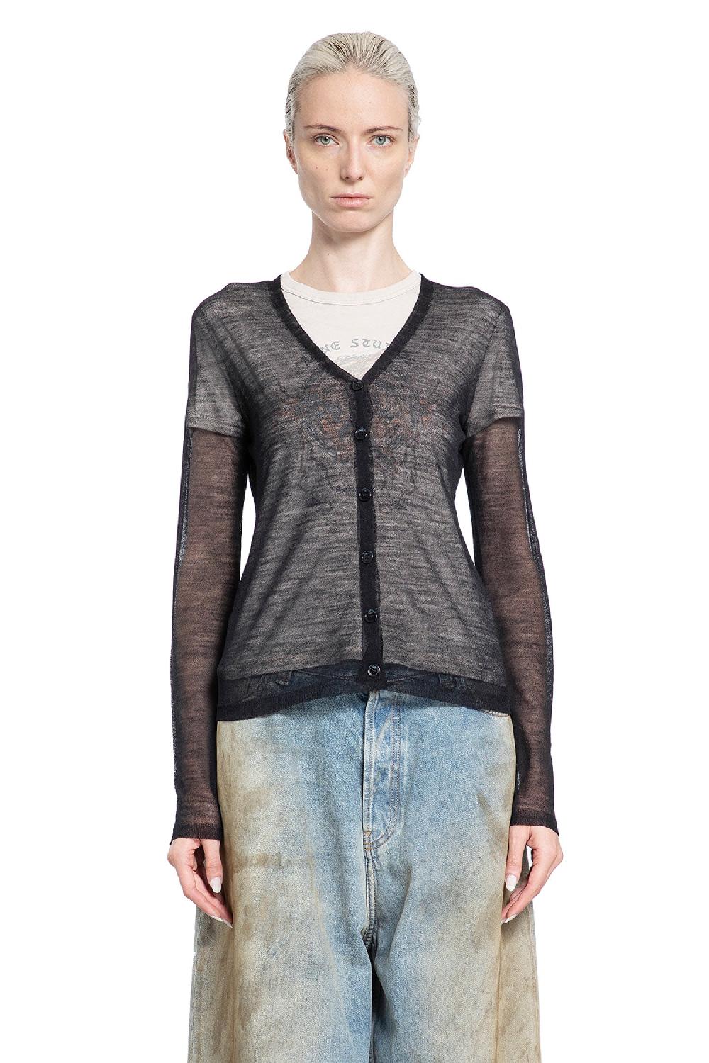 Antonioli ACNE STUDIOS WOMAN BLACK KNITWEAR