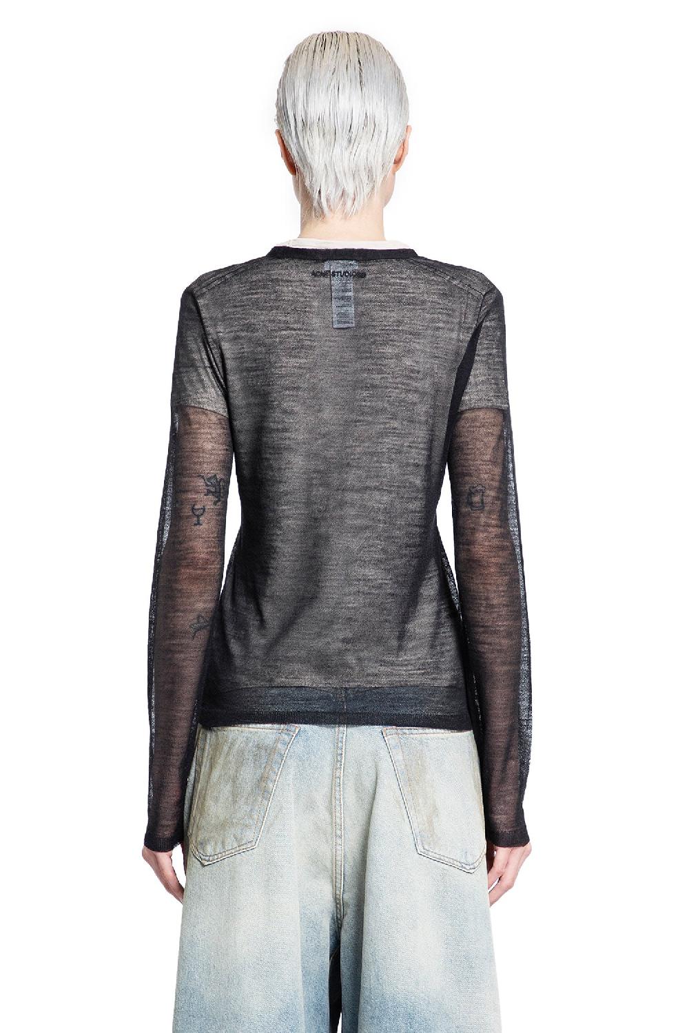 Antonioli ACNE STUDIOS WOMAN BLACK KNITWEAR