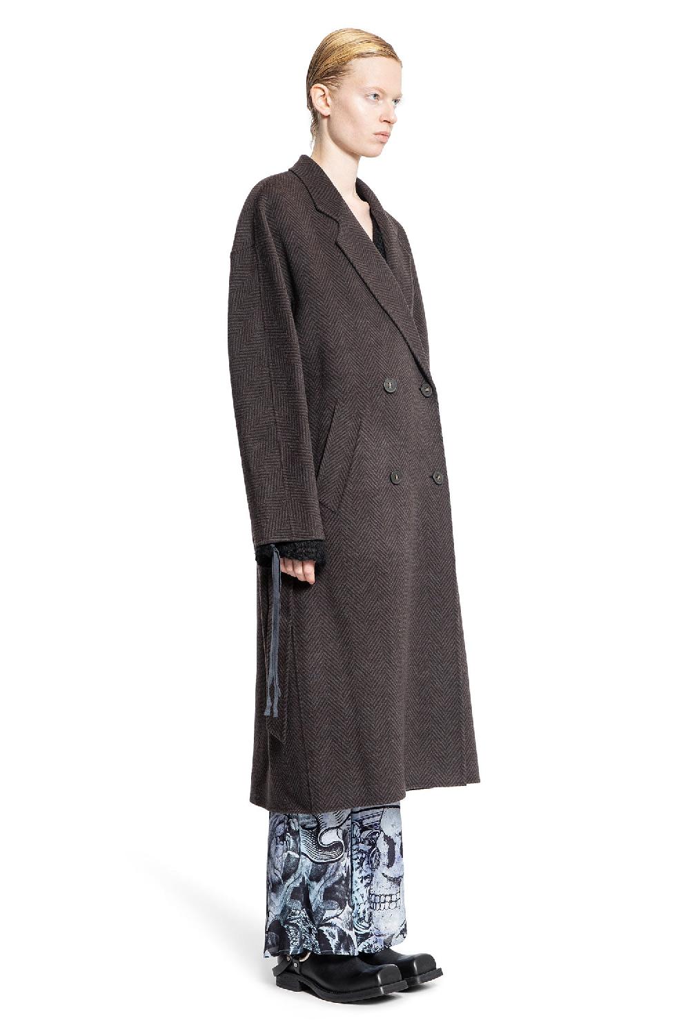 Antonioli ACNE STUDIOS WOMAN BROWN COATS