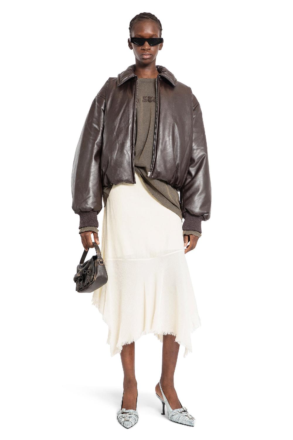 Antonioli ACNE STUDIOS WOMAN BROWN SHIRTS