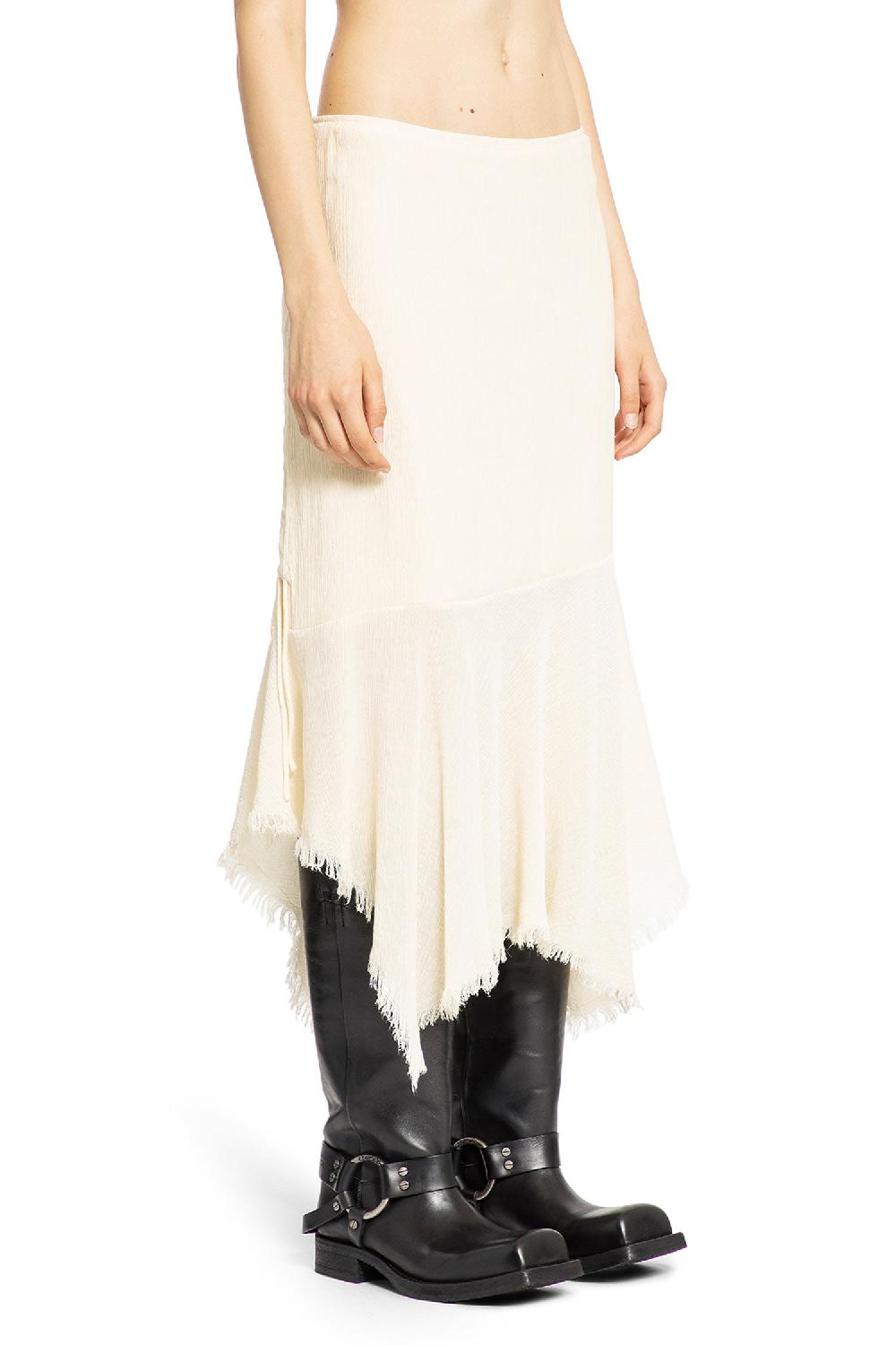Antonioli ACNE STUDIOS WOMAN OFF-WHITE SKIRTS