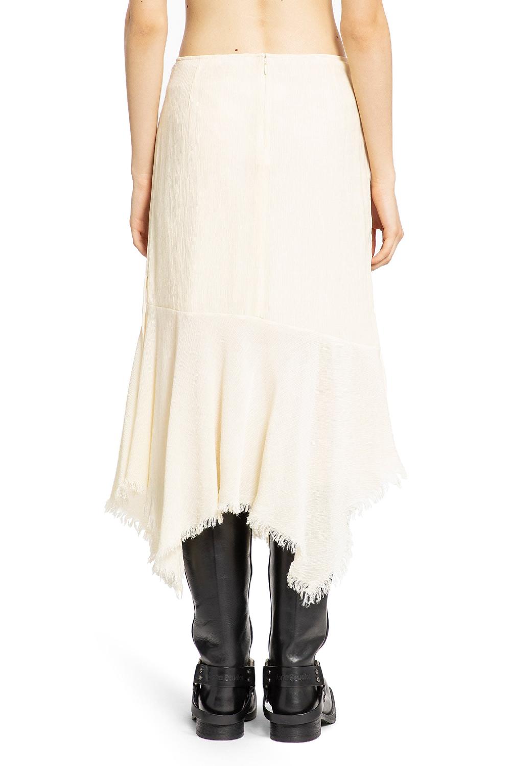Antonioli ACNE STUDIOS WOMAN OFF-WHITE SKIRTS