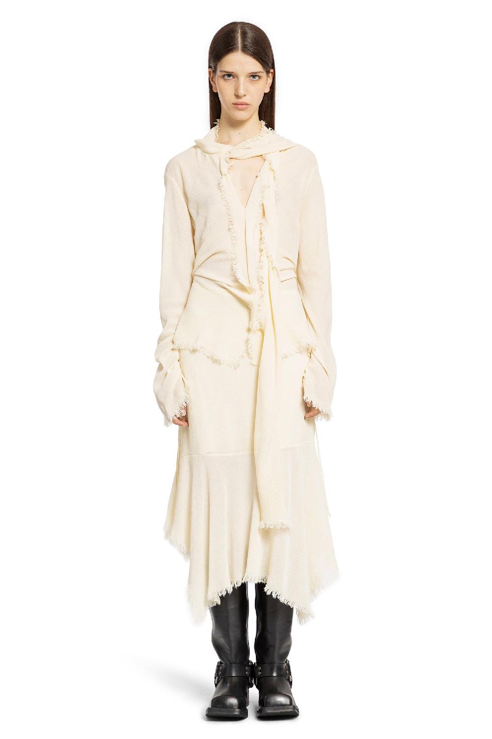 Antonioli ACNE STUDIOS WOMAN OFF-WHITE SKIRTS