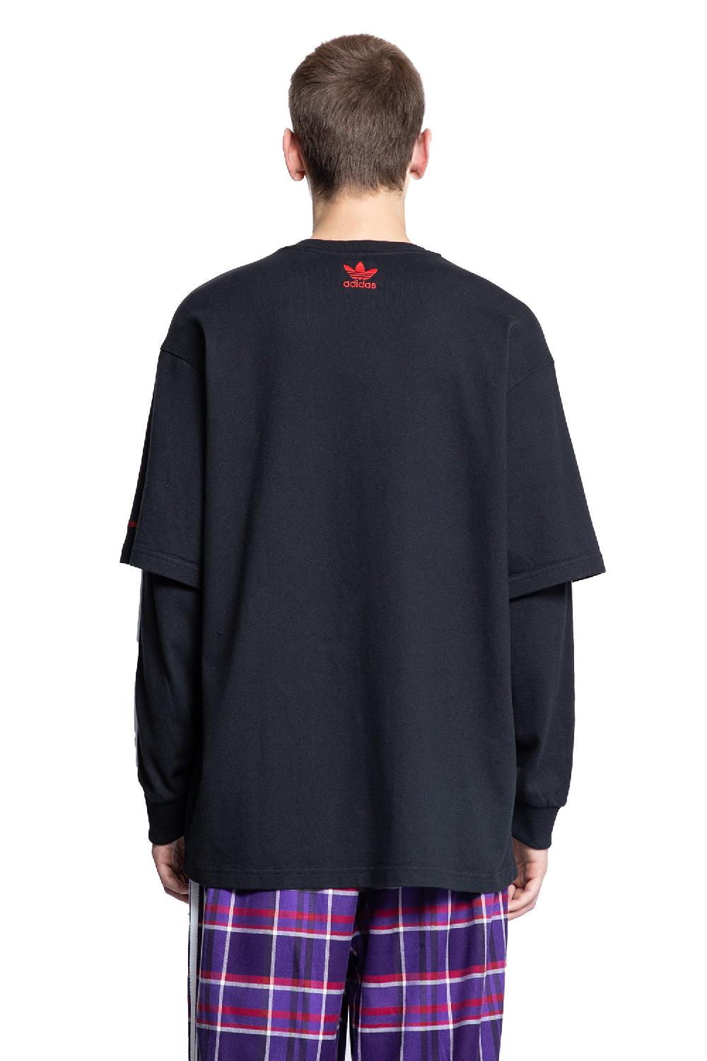 Antonioli ADIDAS MAN BLACK T-SHIRTS & TANK TOPS