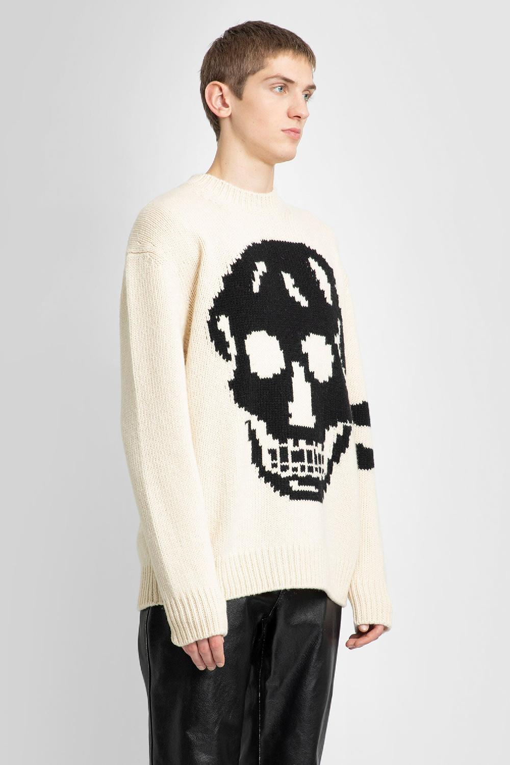 Antonioli ALEXANDER MCQUEEN MAN BEIGE KNITWEAR