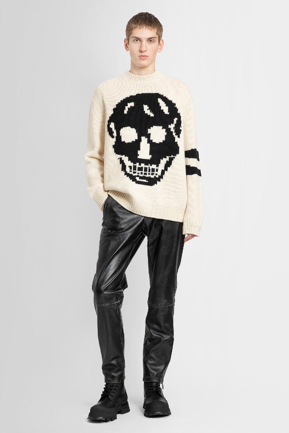 Antonioli ALEXANDER MCQUEEN MAN BEIGE KNITWEAR
