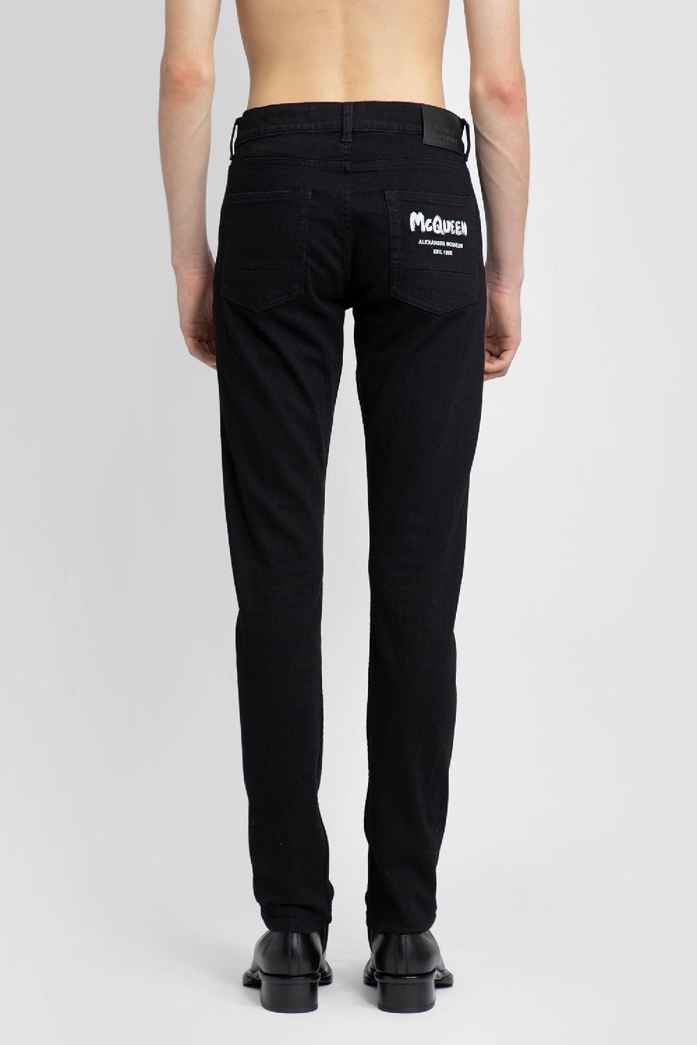 Antonioli ALEXANDER MCQUEEN MAN BLACK JEANS