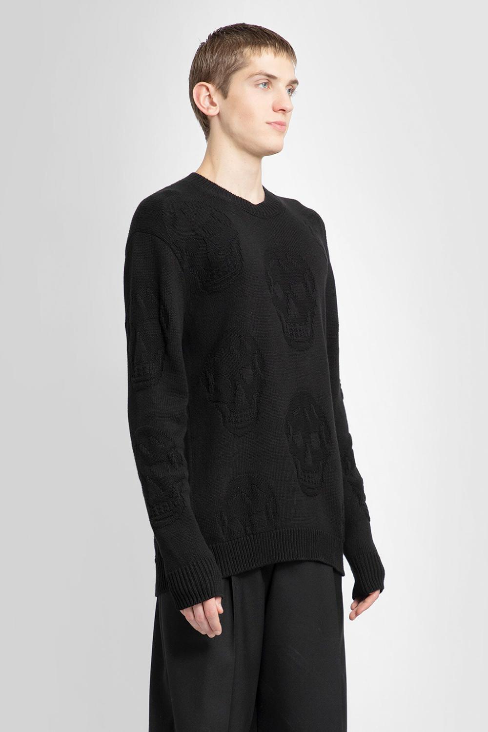 Antonioli ALEXANDER MCQUEEN MAN BLACK KNITWEAR