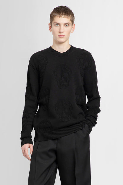 Antonioli ALEXANDER MCQUEEN MAN BLACK KNITWEAR