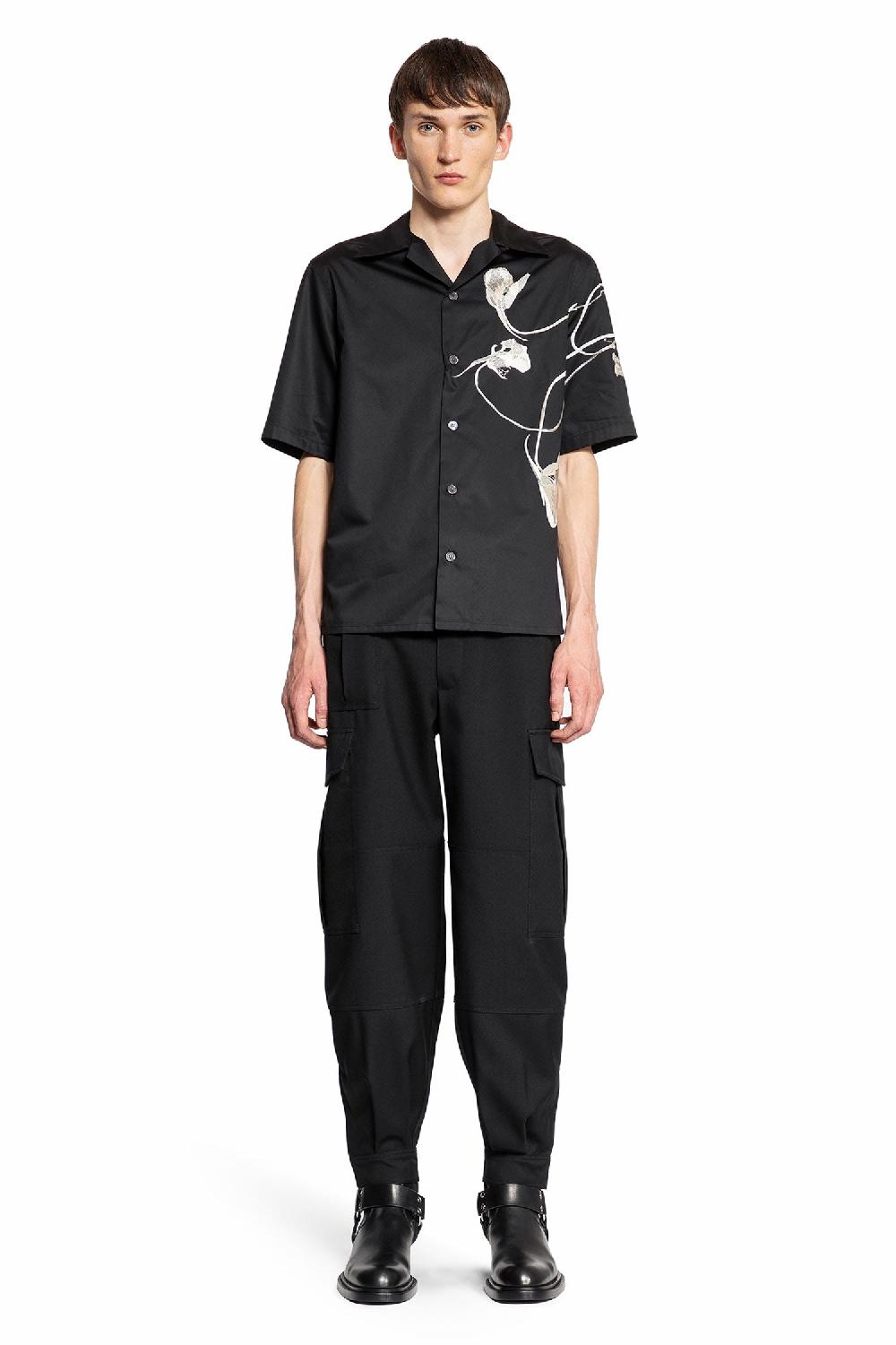 Antonioli ALEXANDER MCQUEEN MAN BLACK SHIRTS