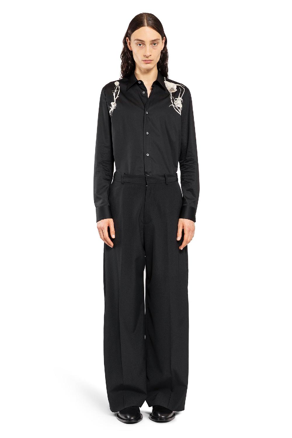 Antonioli ALEXANDER MCQUEEN MAN BLACK SHIRTS