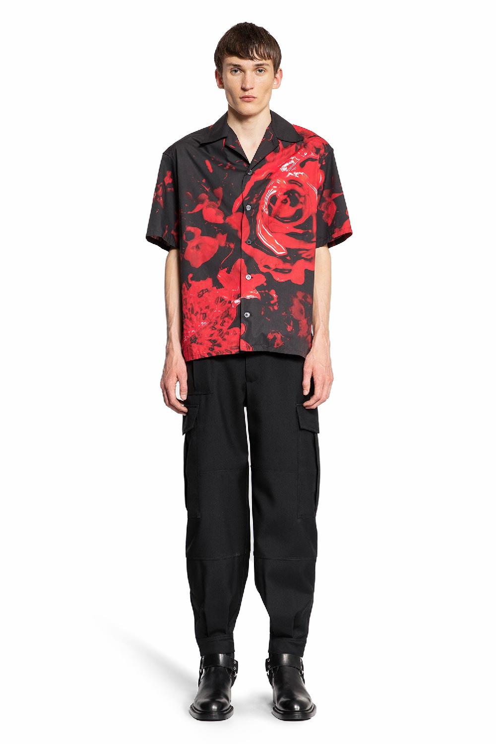 Antonioli ALEXANDER MCQUEEN MAN BLACK TROUSERS