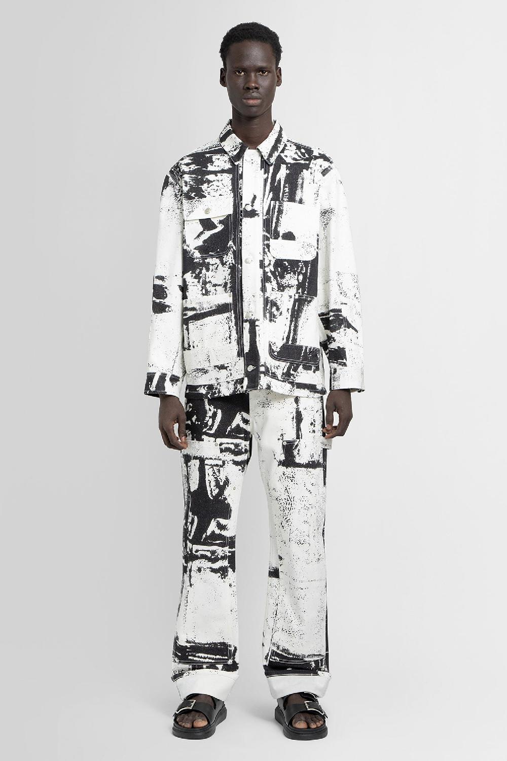 Antonioli ALEXANDER MCQUEEN MAN BLACK&WHITE JEANS